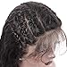 Eayon Hair Loose Curly Full Lace Human Hair Wigs-Glueless 130% Density Brazilian Virgin Remy Wigs with Baby Hair for Black Women Natural Color 14Inch