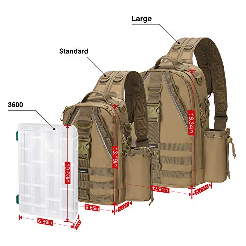 Piscifun Travel X Fishing Tackle Bag WaterResistant Fishing Storage