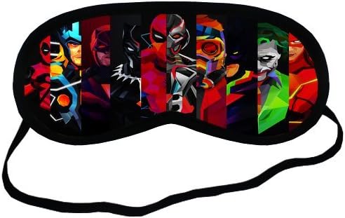 Custom Joker Batman Sleeping Mask, Comfortable Soft Cotton Shading breathable Sleeping Aids Eye Mask Cover Travel &amp; Work Rest