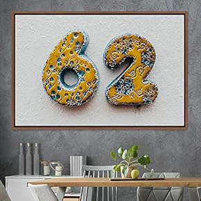 signwin Framed Canvas Wall Art Word Panels 3D...