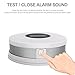 Combination Photoelectric Smoke/Carbon Monoxide Detector for Home, Battery Operated Travel Portable Fire CO Alarm with Sound Warning and Digital Display