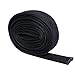 Hiwowsport Heat Sleeve Fiberglass Adjustable Heat Shield Black Color (10FT X 20MM(3/4''))