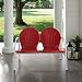 Crosley Furniture Griffith Metal Outdoor Loveseat, Red