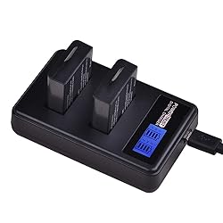 PowerTrust 3Pack PG1050 Battery Akku and LCD Dual
