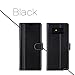 ProCase Galaxy Note 8 Case, Folio Folding Wallet Case with Flip Cover and Stand, Credit Card Slots and Kickstand Protective Case for Galaxy Note 8 2017 -Black