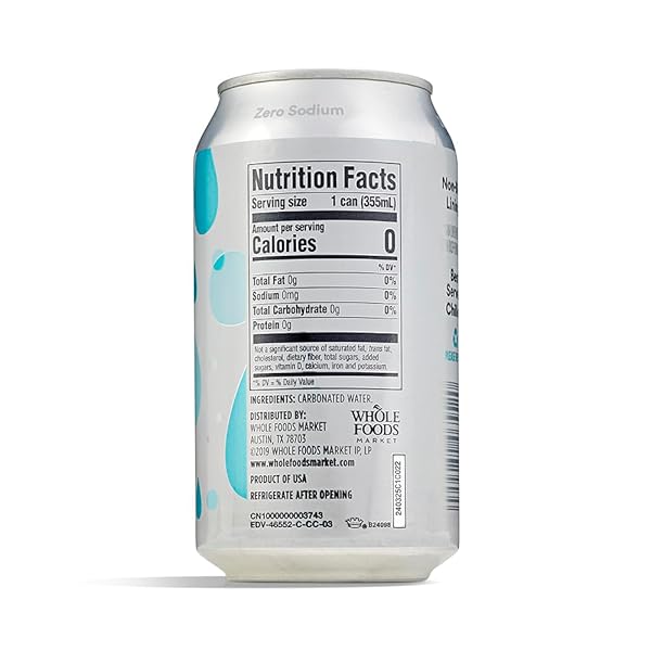 365 BY WHOLE FOODS MARKET, PURE SPARKLING WATER, 12 FL OZ