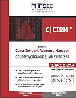 Certified Cyber Incident Response Manager Course Workbook