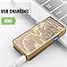 lcfun Dual Arc Plasma Lighter USB Rechargeable Windproof Flameless Butane Free Electric Lighter Candle Lighter (Gold Dragon)thumb 4