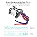 FMS 10 AMP 12V Car Audio Radio Amplifier Noise Suppressor and Stereo Filter with Ground Loop Isolator 