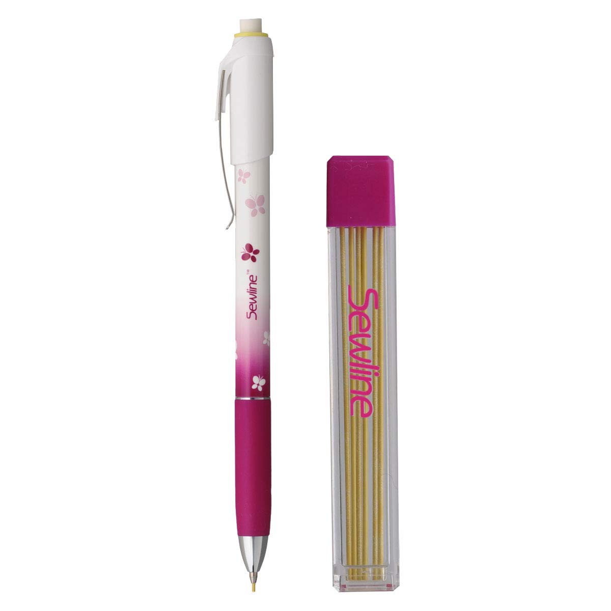 Sewline Yellow Fabric Mechanical Pencil, 1 Count (Pack of 1)