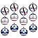 KI Store Patriotic Ball Ornaments Set of 12 Large Christmas Tree Balls American Flag Decorations for Independence Day Christmas Party Bonus 6 United States Flag