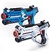 USA Toyz Laser Tag Toy Guns for Boys and Girls - 2pk Kids Toys Multiplayer Shooting Game Lazer Tag Set w/ 2 Laser Tag Guns for Kids and Adults (Blue and White)