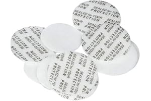 Elandy 100PCS Pressure Sensitive Lines Foam Tamper Resistant Seals for Cosmetic Bottle/Jar Cap Liners (Diameter 3.5cm)