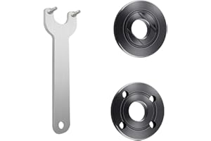 3 Pcs Gri-nder Flange Angle Wrench Spanner Metal Lock Nut Kit for Dewalt Milwaukee193465-4 Bosch Black Decker Ryobi 5" 5/8-11