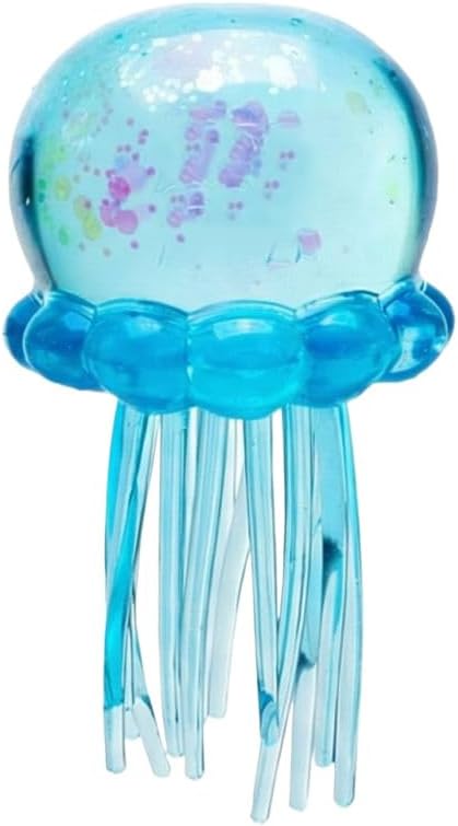 Nee doh Jellyfish Squeeze Toys, Drop Malt Sugar Balls Relieve Stress, Sensory Toy with a Super Solid Squish for Adult, Squishy Ultra Squishy and Moldable Slow Rise