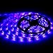 SUPERNIGHT LED Strip Lights , 5-Meter Waterproof Flexible Color Changing RGB SMD5050 150 LEDs Light Strip Kit with 44 Key Remote and 12V Power Supply