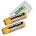 Fenix ARE-X2 battery charger, two Fenix ARB-L18-3400 18650 3400mAh high capacity batteries with EdisonBright Battery carry case bundle