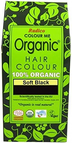 Radico Color Me Organic 100% Natural Herbs Long Lasting Soft Black Hair Color 100g / 3.53 Oz. by RADICO COLOUR ME