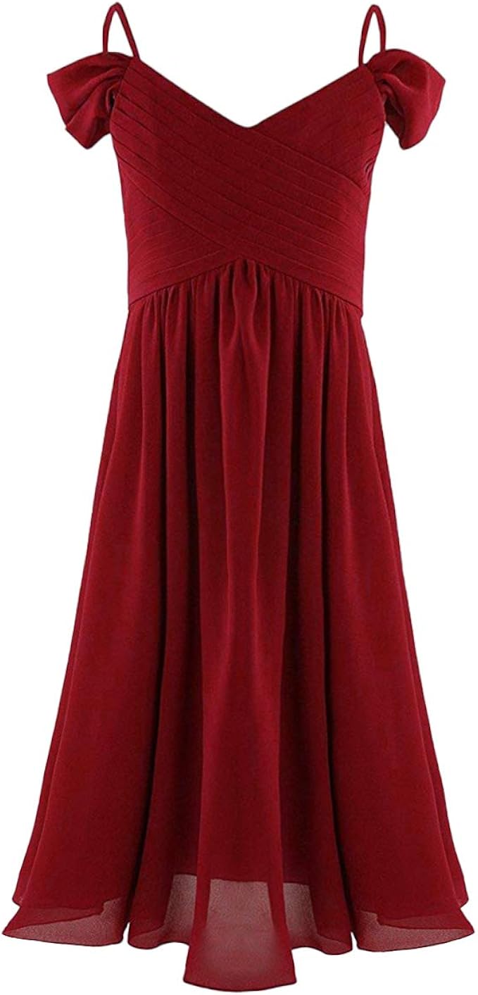 long flowy flower girl dresses