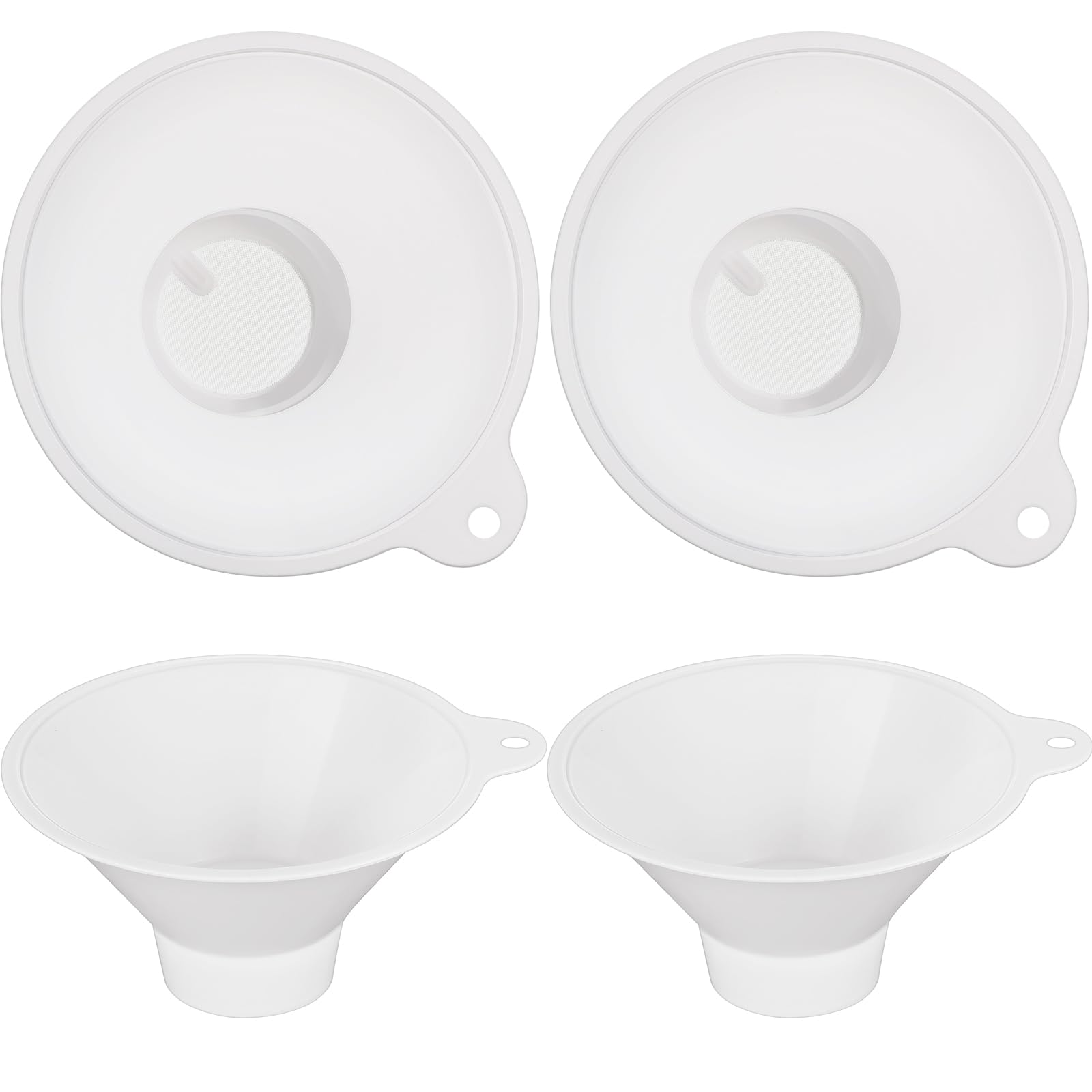 Photo 1 of TrelaCo 4 Pcs Calculi Strainer Kidney Stone Strainer Collector Funnel with Mesh Screen Filters for Straining Urine and Pee for Analysis Testing