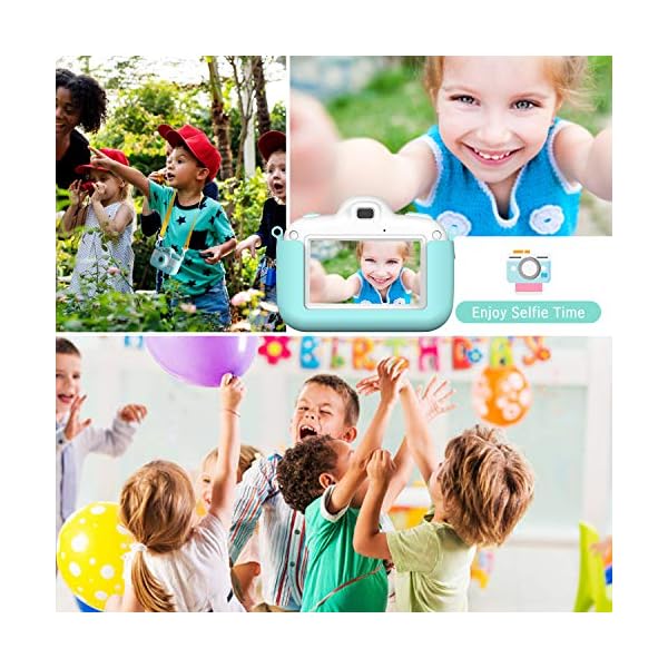 Kinderkamera Digital Kamera, Vannico Touch Screen Kinder Selfie Mini HD Kamera Mädchen Jungen, Digitalkamera für Kinder… – Bild 6