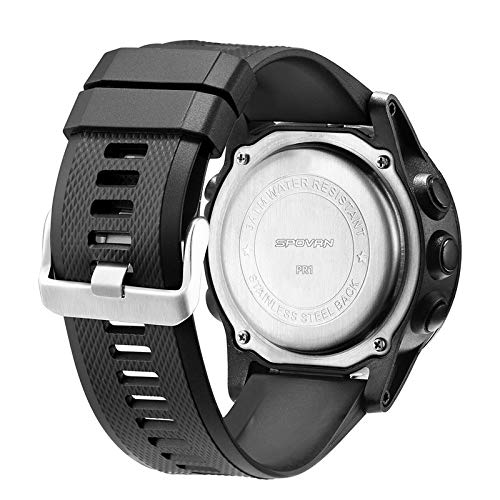 Choosebuy Bluetooth Smart Watch, LCD Screen IP67 Waterproof Sports Outdoor Smart Wristwatch /12-month Standby All-Weather/Pedometer/Remote Camera Smart Bracelet for Men Women Elderly Kids (Black)