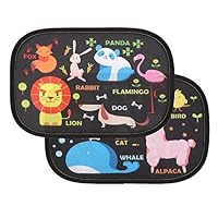 TKMom Easy Stick Car Window Sun Shade for Cars and SUV
