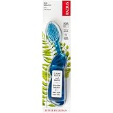 RADIUS - Original Left Hand Toothbrush, Soft Bristles, Designed to Improve Gum Health and Reduce the Risk of Gum Disease, Made with Sustainable Materials (Colors May Vary)