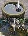 Solar Water Pump Solar Fountain Pump OUSI Solar Powered Bird Fountain Kit Solar Water Fountain Pump Solar Fountain for Birdbath Solar Pond Pump Solar Pump Solar Bird Bath Fountains with Spray Nozzles