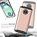 TUDIA DualShield Designed for Moto G6 Case, [Merge] Heavy Duty Protection Slim Hard Shell Phone Case for Motorola Moto G6 (Rose Gold)