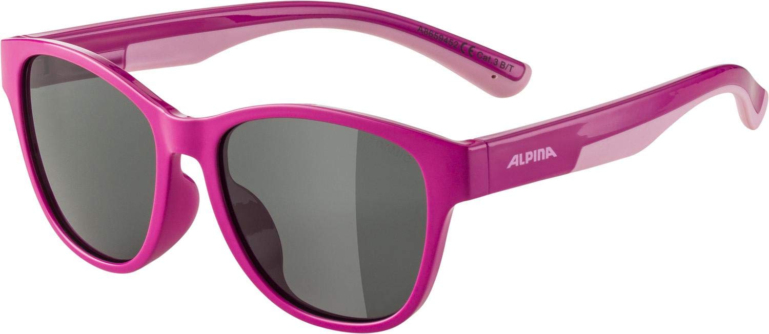 ALPINA Unisex - Children, FLEXXY COOL KIDS II sunglasses, pink-rose gloss, One Size