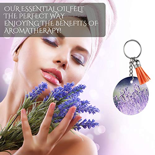 300 Pieces Sublimation Blanks Keychains with Suede Leather Tassel Air