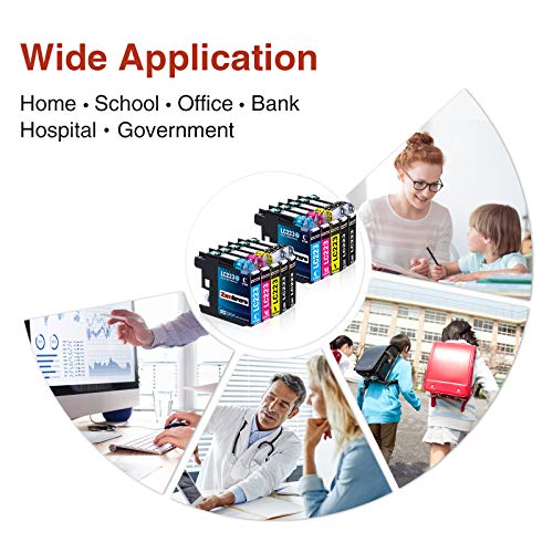 Zambrero-LC223-Reemplazo-para-Brother-LC-223-Cartuchos-de-tinta-para-Brother-MFC-J480DW-DCP-J562DW-MFC-J5320DW-MFC-J4420DW-DCP-J4120DW-MFC-J4620DW-MFC-J880DW-MFC-J5620DW-MFC-J680DW-MFC-J5720DW