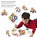 Magnetic Blocks, Magnetic Building Blocks Tiles Set, Educational Toys for Kids/Toddlers/Children with Wheels, 93 Pieces