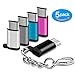 USB C Adapter 5 Pack Micro USB Female to USB C Male Converter with Keychain Android Charger Cable Connector Fit Samsung Galaxy S10 S9 S8 Plus S9+ S8+ Note 9 8 LG G7 G6 G5 V40 V30 V20 Google Pixel 2 XL