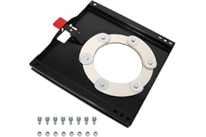 BKICKI RV Seat Swivel Base 360° Rotation Heavy Duty Rust Proof Mount Plate for RAM Promaster