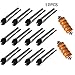 TTBD 12pcs 5 Inches Stainless Steel Cannoli Form Tubes, Cream Roll Horn Molds Cannoli tubes - Diagonal Shaped