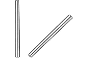 uxcell 45# Carbon Steel GB117 50mm Length 4mm Small End Diameter 1:50 Taper Pin 10Pcs