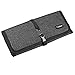 Cable Organizer, Travel Organizer, Valkit Best Electronics Accessories Wire Cord Cables Tires Wrap Case Cover Bags Rolling Organizer Fit Cosmetic for Weekender Travel Management, Small Size-Dark Grey