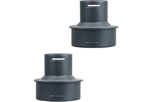 Qikaide 2-Pack 42mm to 75mm Duct Reducer Connector with Locking Tabs Durable Heat-Resistant Plastic for Parking Heater and Ai