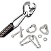 Ohuhu Indoor Hammock Hanging Kit - Heavy Duty Hammock Accessories –Includes Stainless Steel Hammock Hooks, Carabiners, and Lag Bolts for Hanging Your Hammock Indoors