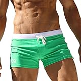 CAESER ARCHY Professional Men's Swimming Trunks Boxer Brief Swimsuit