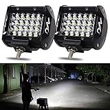 LED Pods Light Bar 4 Inch, 144W 14400LM White Light