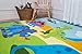 Wildkin Kids 39 x 58 Inch Rug for Boys and Girls, Ideal for Classrooms, Playrooms & Bedrooms Features Skid-Proof Backing, Serged Borders with Durable Nylon Material (Dinosaur Land)