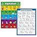 Palace Learning 2 Pack - ABC Alphabet & Manuscript Writing Poster Set (LAMINATED, 18