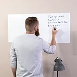 ZHIDIAN Magnetic Whiteboard Contact Paper - 3x66 Ft Wall Whiteboard Sticker With Nano Tape
