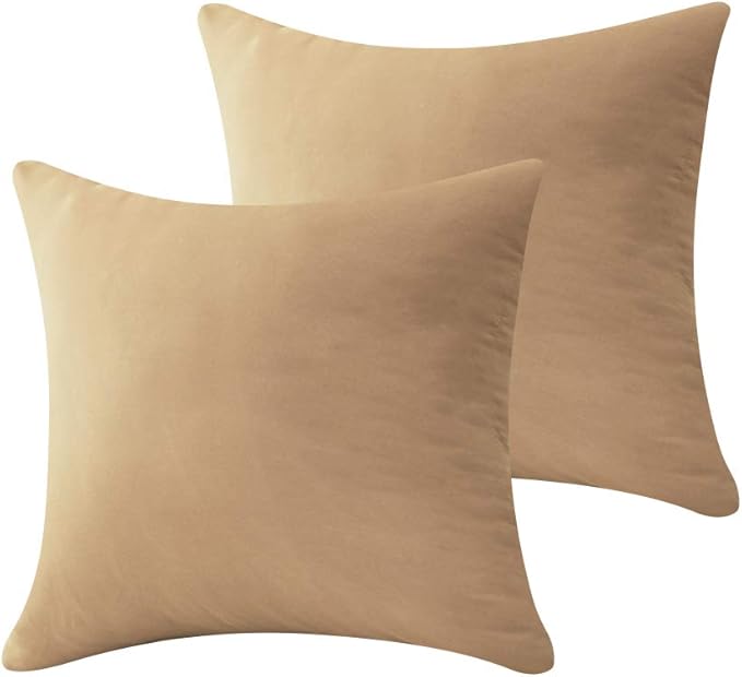 Zebery 2 Pack Decorative Outdoor Solid Waterproof Throw