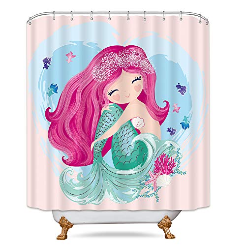 60 Mermaid Shower Curtain Ideas For Your Bathroom