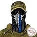SA Company Face Shield Micro Fiber wind, dirt and bugs. Worn as a Balaclava, Neck Gaiter, Head band, Doo Rag for Hunting, Fishing Running, Cycling and Salt lovers. - Police Appreciation