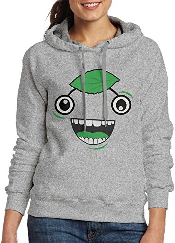 LOVEGIFTTO Womens Guava Juice Logo Hoodie Sweatshirts Ash Small